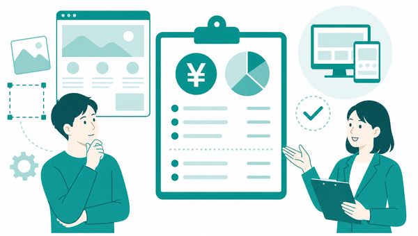 Web制作の見積もりで料金と範囲を確認する
