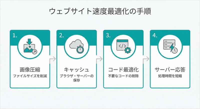 ホームページ表示速度改善の5つのステップ