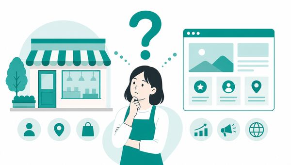 店舗ビジネスでホームページを作る判断項目