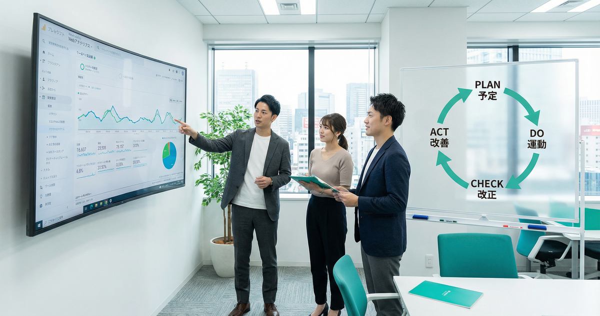 サイト改善のPDCAサイクルを回す方法｜継続的に成果を出すホームページ運用術