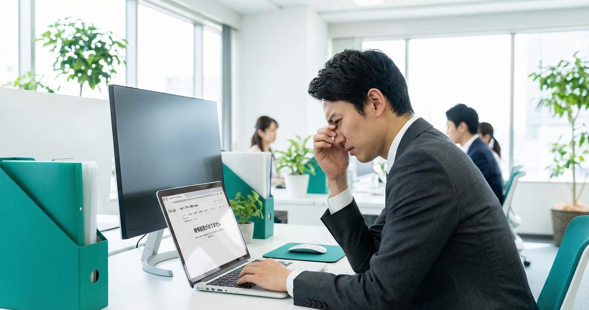 自社サイトが検索で出てこない原因と対策