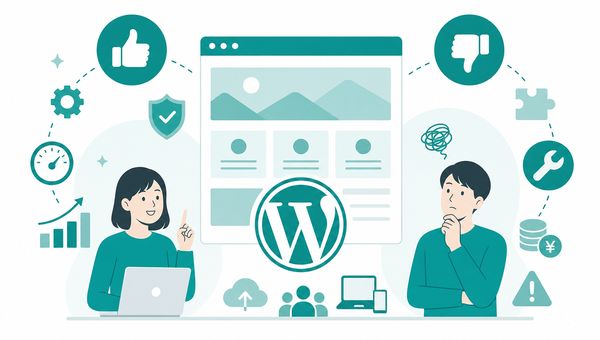 WordPressでホームページを作るメリット・デメリット
