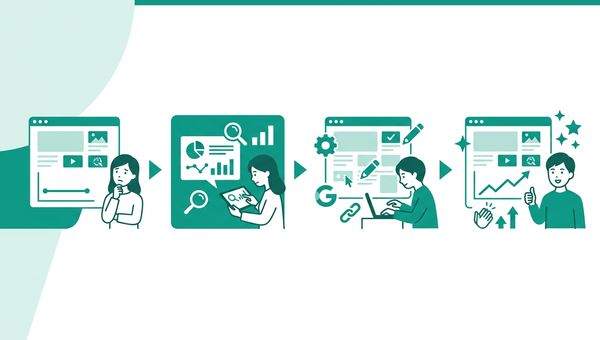 アクセス数が少ないサイトの改善ステップ
