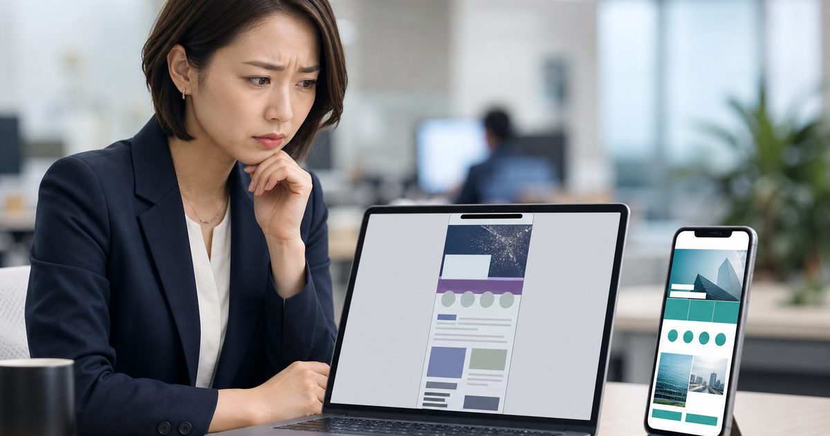 古いコーポレートサイトで採用に響かない問題の解決策