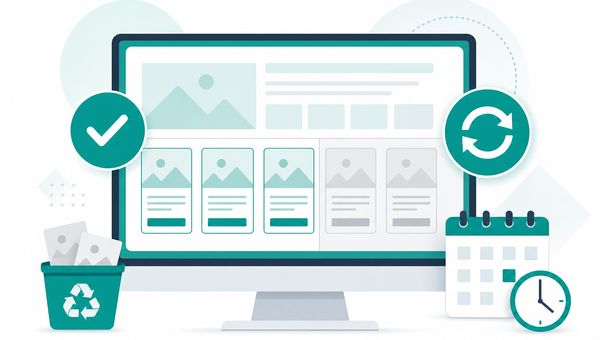 古い情報が残るサイトを定期的に整理する仕組み作り