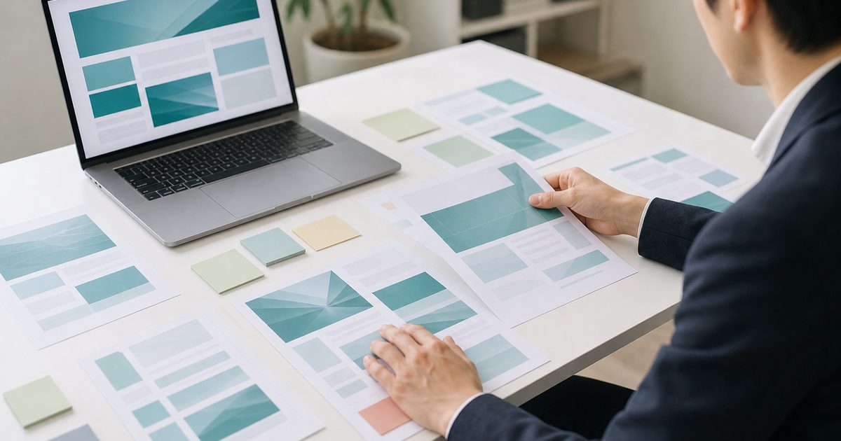 紙の会社案内をWebで読みやすい情報単位に再編集する方法