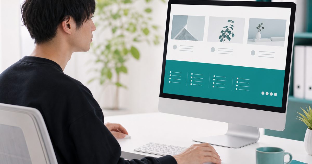 Webフッターの役割とは？補助情報と共通リンクの整理方法