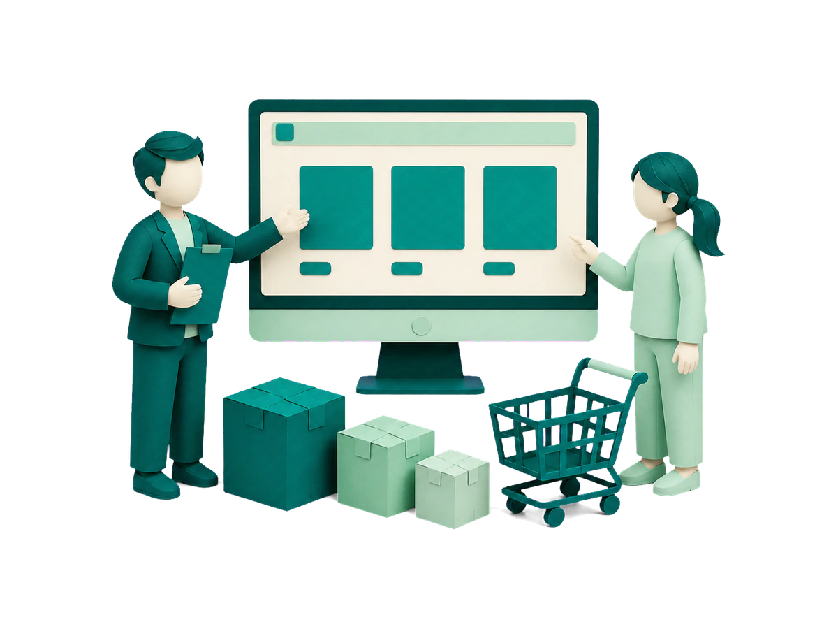 ECサイト制作のイメージ