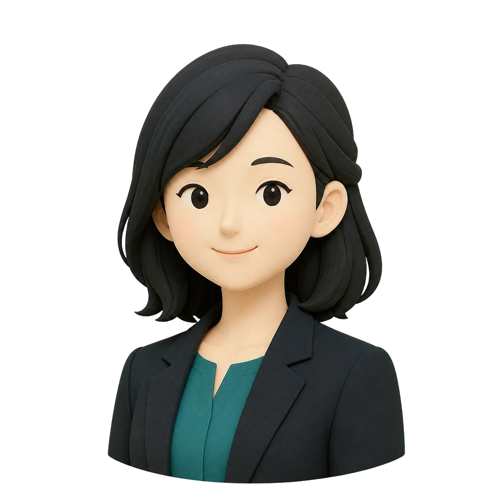 クリエイティブ事業の経営者を表現した人物イラスト