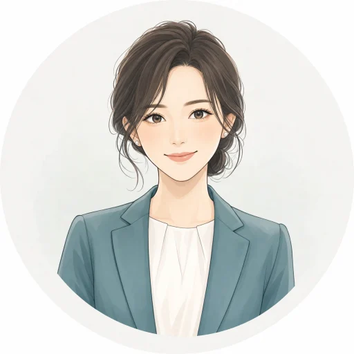 株式会社ほくたい様をイメージした20代女性の経営者風イラスト