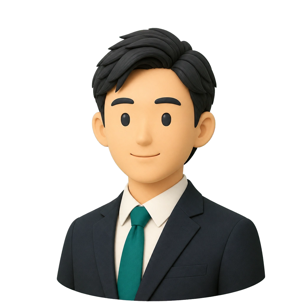 不動産担当者を表現した人物イラスト